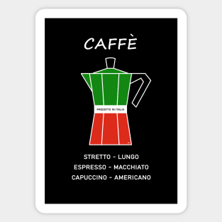 Breakfast morning black coffee Expresso Italy Vintage Sticker